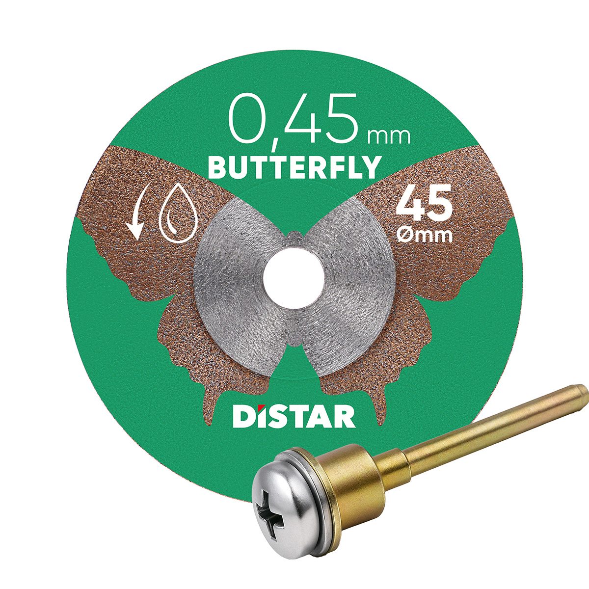 Круг алмазный отрезной 1A1R 45x0,45x5,8F/3,2-3,0F Butterfly