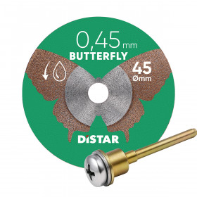 Круг алмазный отрезной 1A1R 45x0,45x5,8F/3,2-3,0F Butterfly