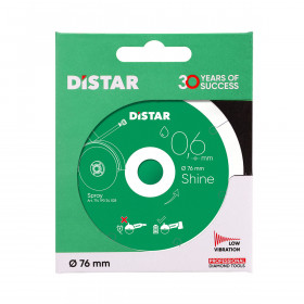 Круг алмазний вiдрiзний Distar 76x0,6 Shine