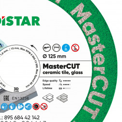 Круг алмазный отрезной 1A1R V 125 MasterCUT
