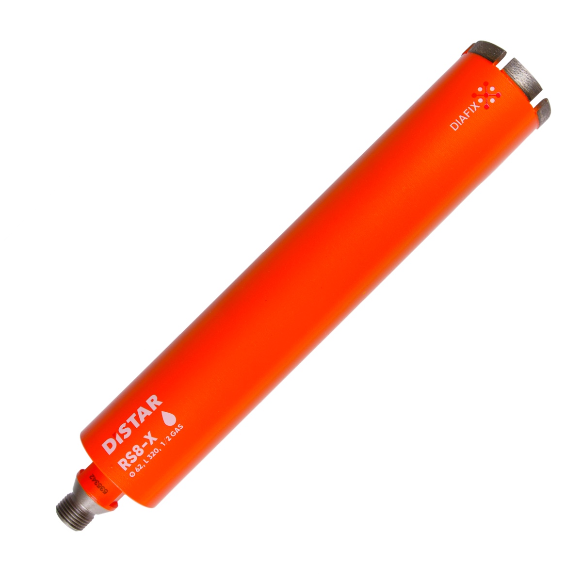 Свердло алмазне DDS-W 062x320-6x1/2 GAS DLD 62 RS8-X - фото 1