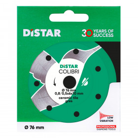 Алмазный диск для керамики Distar 76x0,8 Colibri