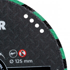 Круг алмазный отрезной 1A1R V 125 Metal CUT