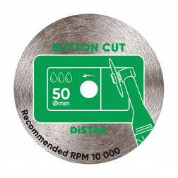 Круг алмазный отрезной Distar 50x0,8x5,8 ButtonCut