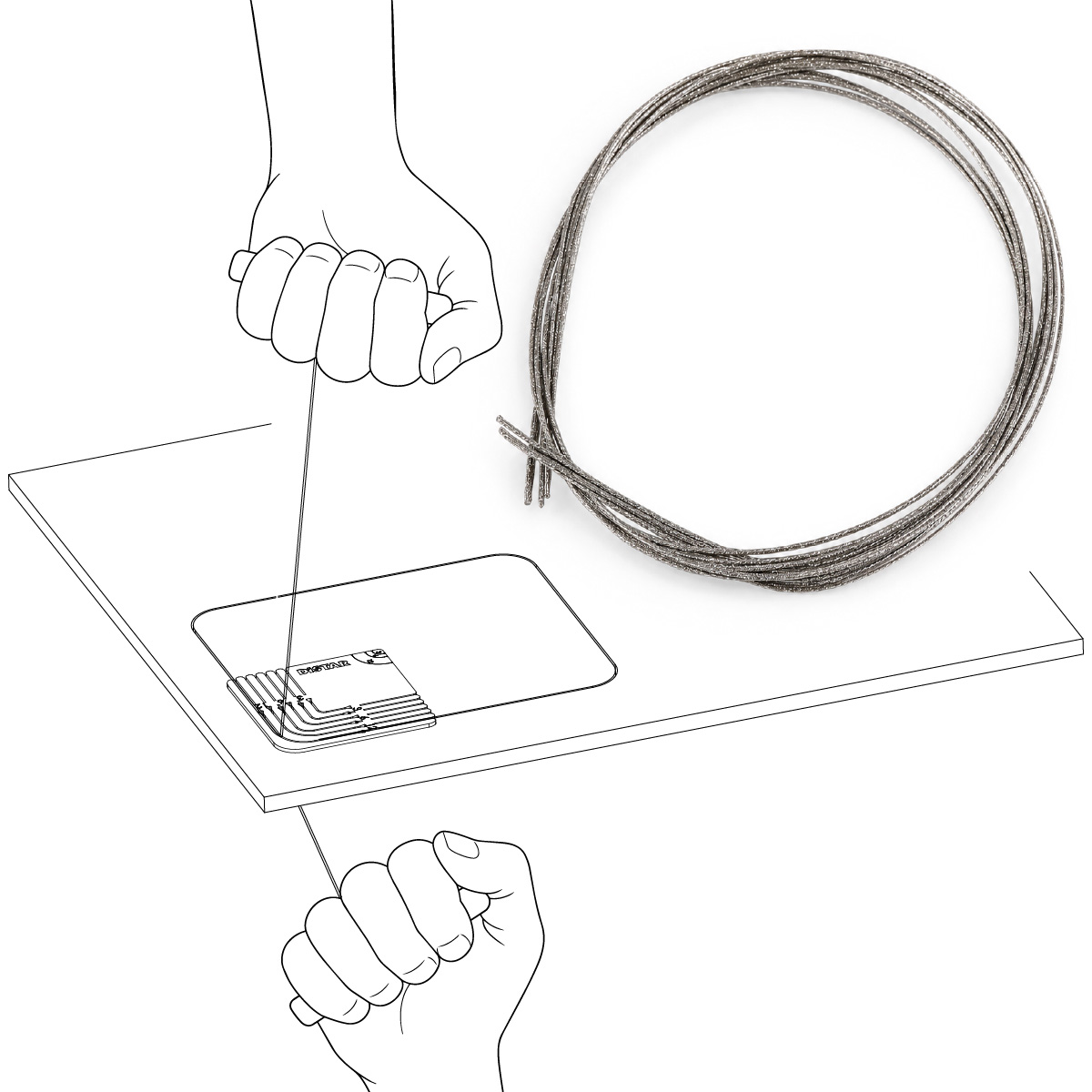 Алмазна струна Cord, 5 шт.