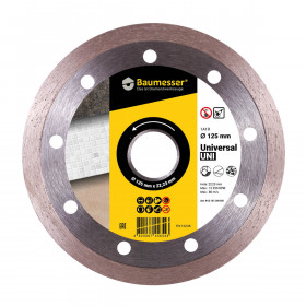 Круг алмазний вiдрiзний 1A1R 125x22,23 Universal