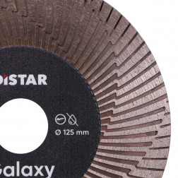 Круг алмазний вiдрiзний Distar 125x30x22,23 Galaxy
