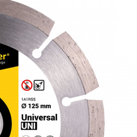 Круг алмазный отрезной 1A1RSS/C3-H 125x22,23 Universal