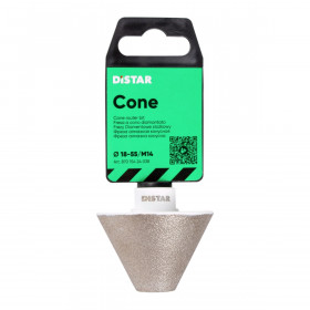 Фреза алмазная конусная Cone 18-55/M14