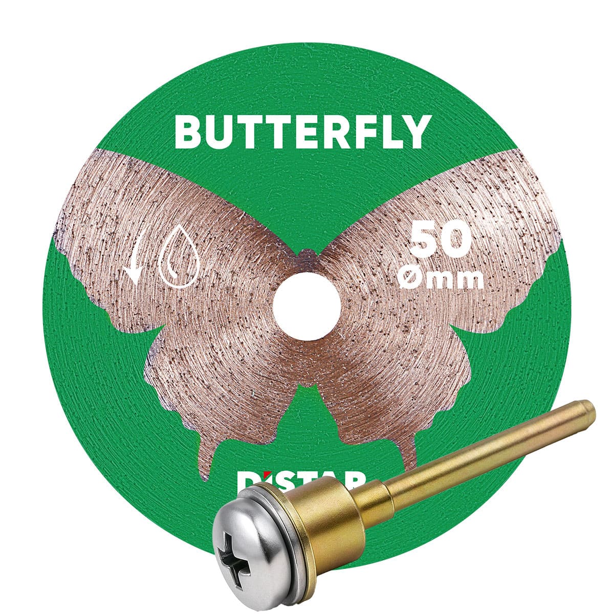 Круг алмазний вiдрiзний Distar 50x0.6x5.8/3.2-3.0F Butterfly