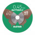 Круг алмазний вiдрiзний 1A1R 45x0,45x5,8H Butterfly