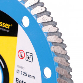 Круг алмазный отрезной Turbo 125 Beton PRO