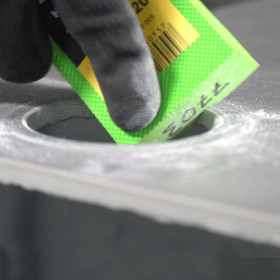 Губка полірувальна алмазна ручна гальванічна HAND PAD UNI #200