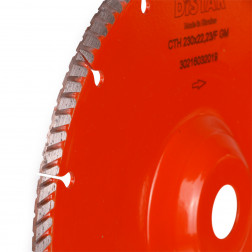 Круг алмазный отрезной 1A1R Turbo 230x22,23/F Laser CTH GM
